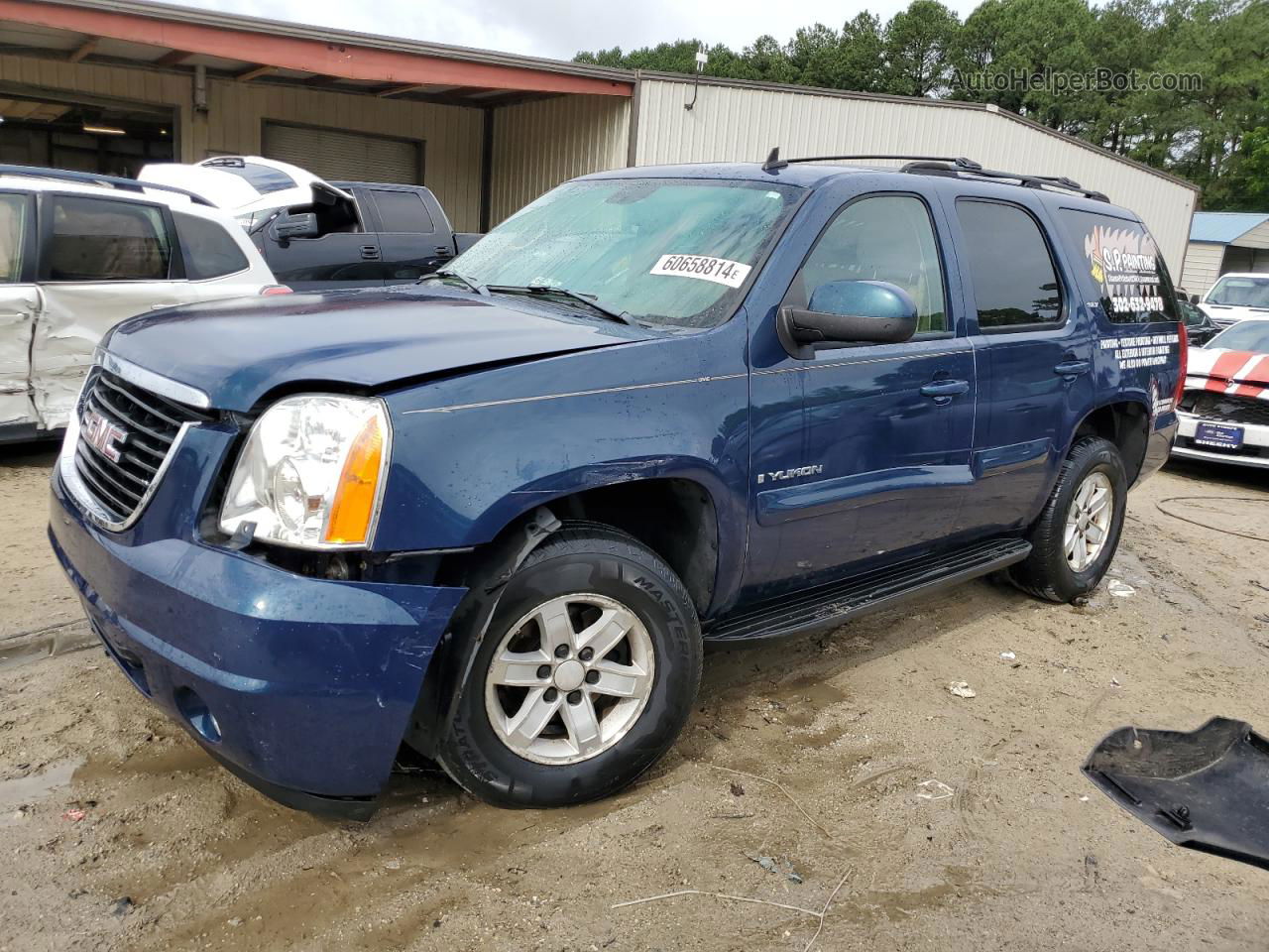 2007 Gmc Yukon  Синий vin: 1GKFK13087J104945