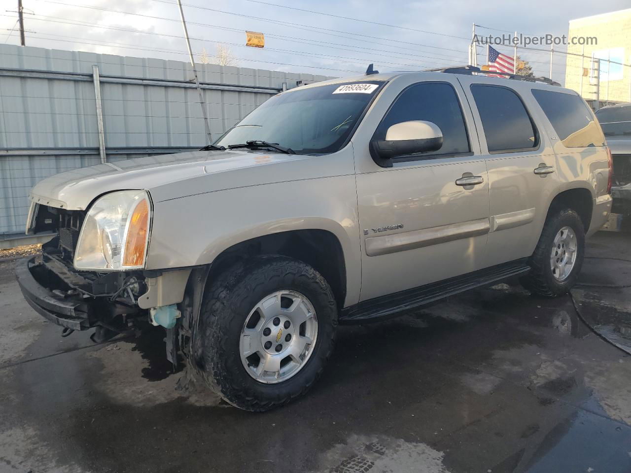 2007 Gmc Yukon  Бежевый vin: 1GKFK13087R233690