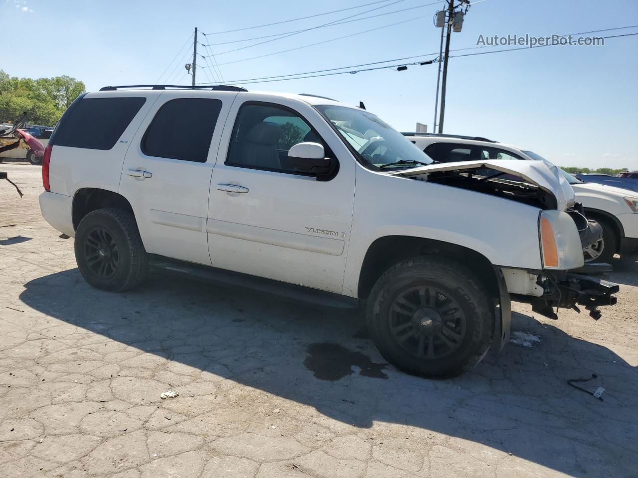 2007 Gmc Yukon  White vin: 1GKFK13087R371312