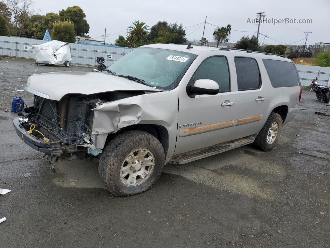 2007 Gmc Yukon Xl K1500 Gray vin: 1GKFK16307J299686