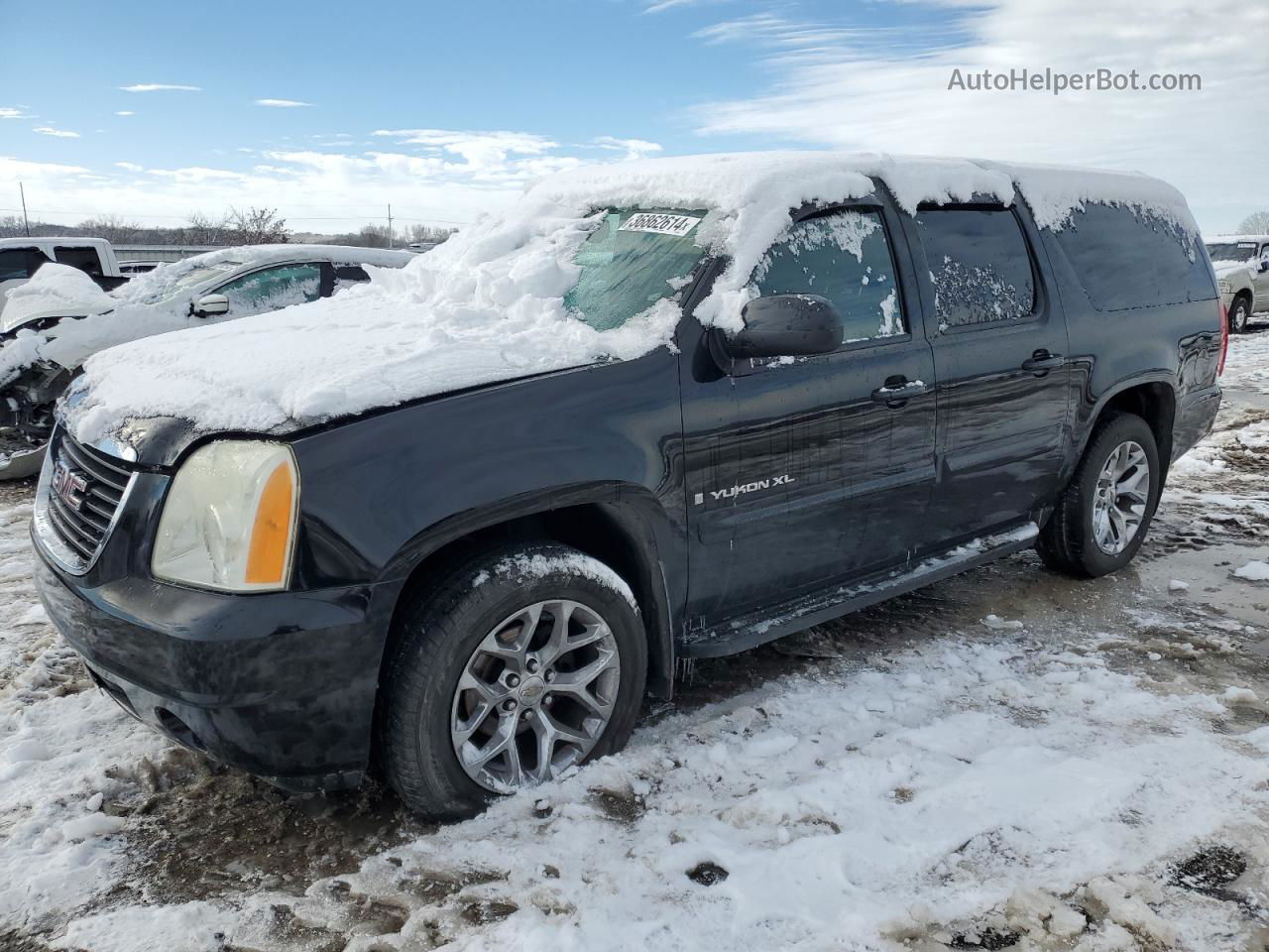 2007 Gmc Yukon Xl K1500 Black vin: 1GKFK16337R273052