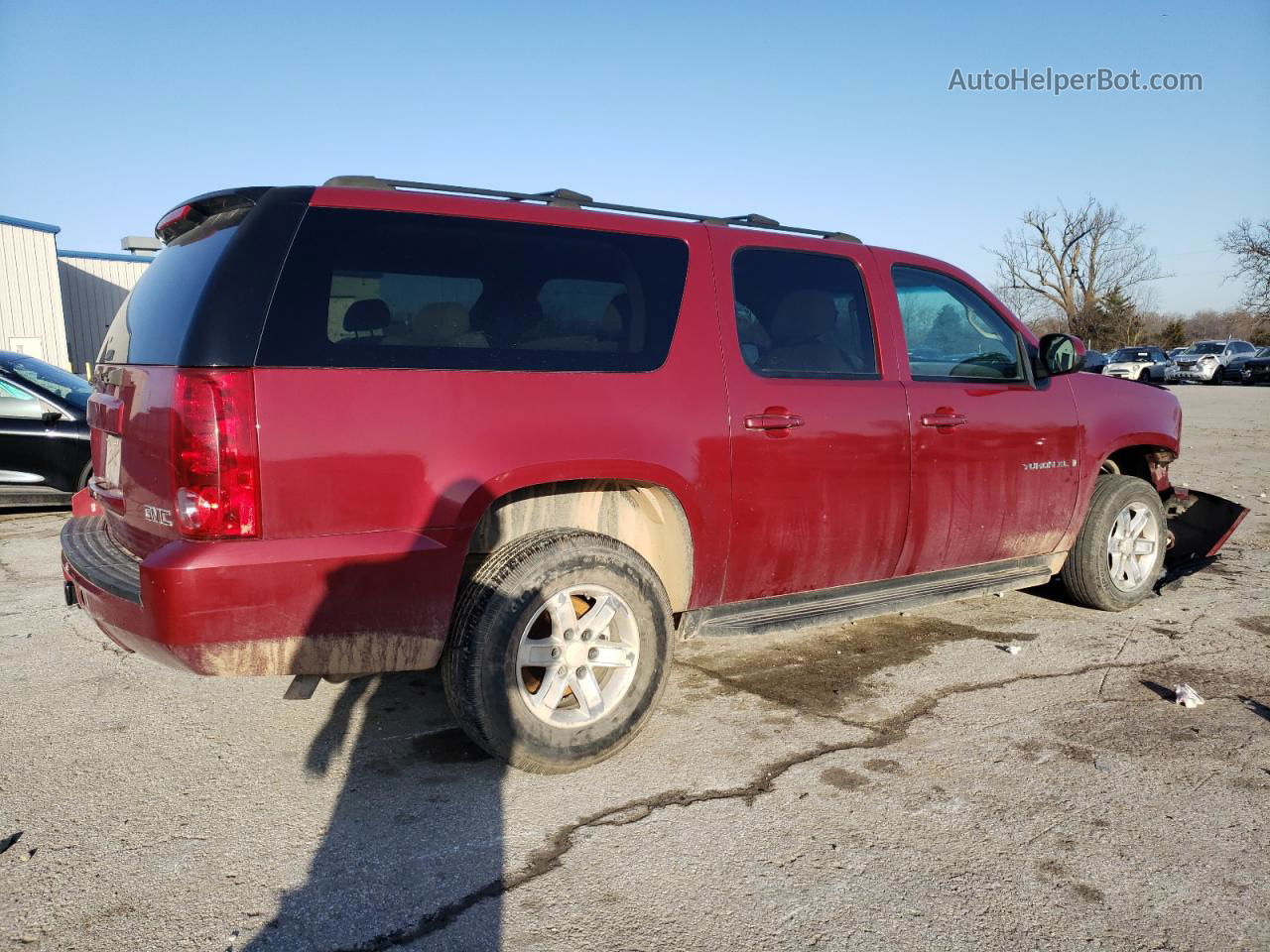 2007 Gmc Yukon Xl K1500 Бордовый vin: 1GKFK16347R244059