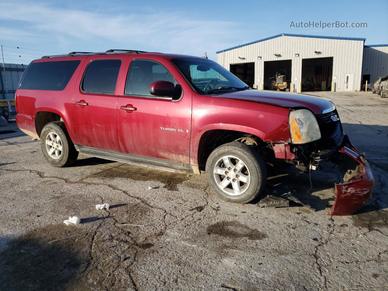 2007 Gmc Yukon Xl K1500 Бордовый vin: 1GKFK16347R244059