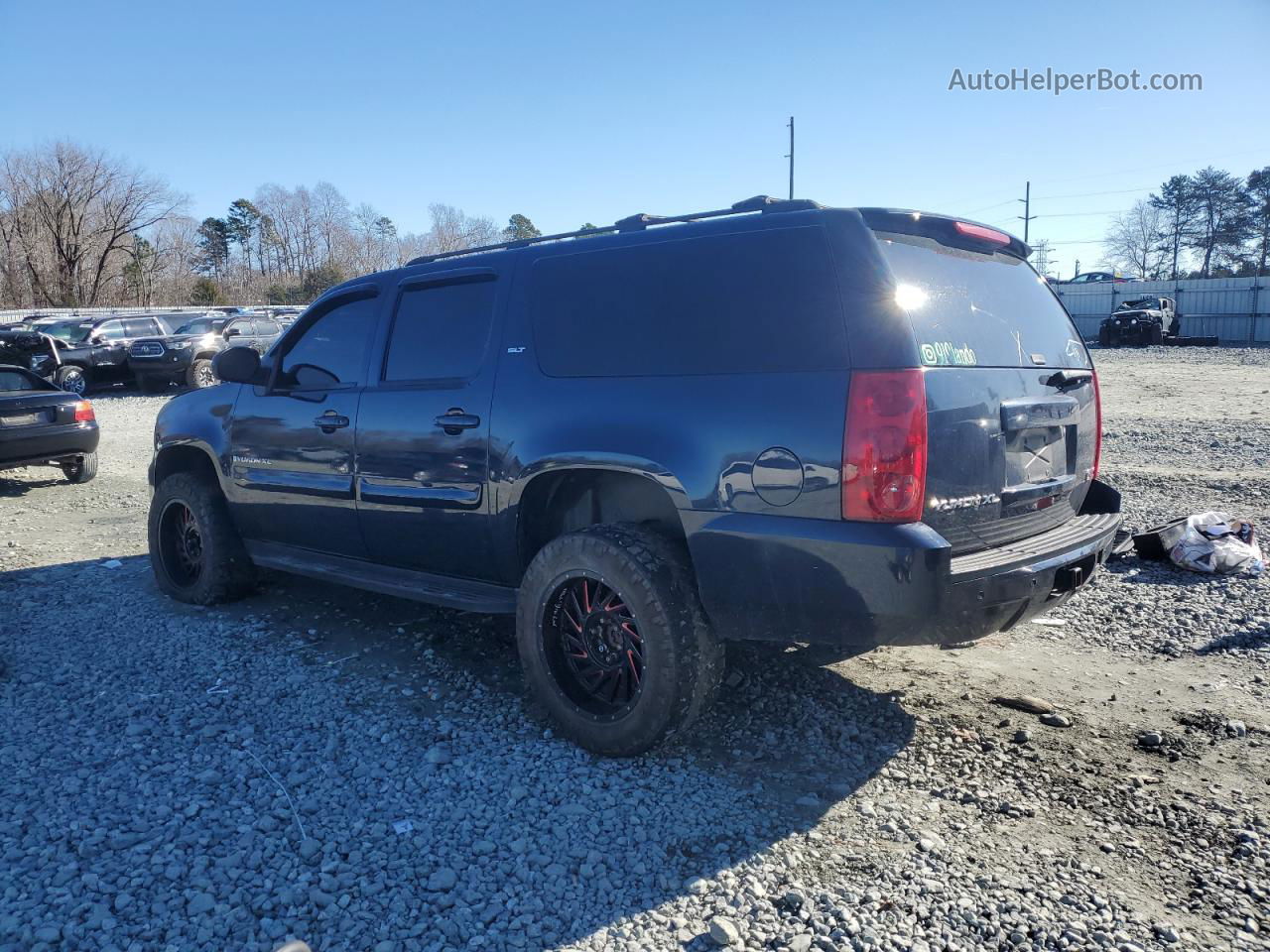 2007 Gmc Yukon Xl K1500 Blue vin: 1GKFK16357J168799