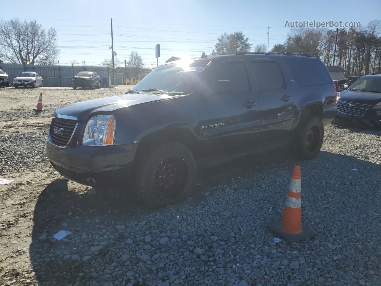 2007 Gmc Yukon Xl K1500 Blue vin: 1GKFK16357J168799