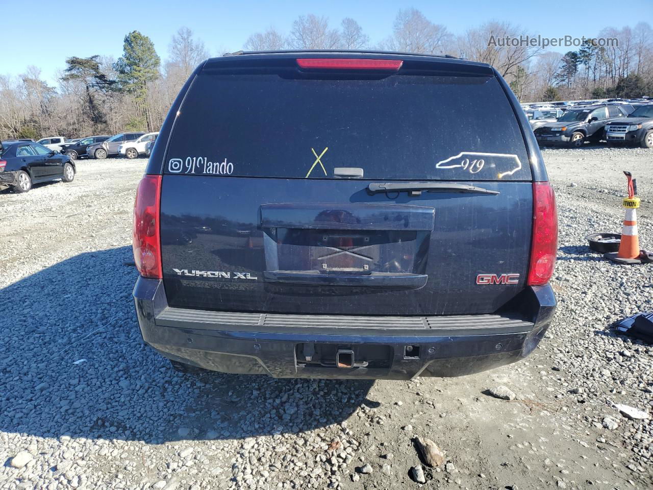 2007 Gmc Yukon Xl K1500 Blue vin: 1GKFK16357J168799