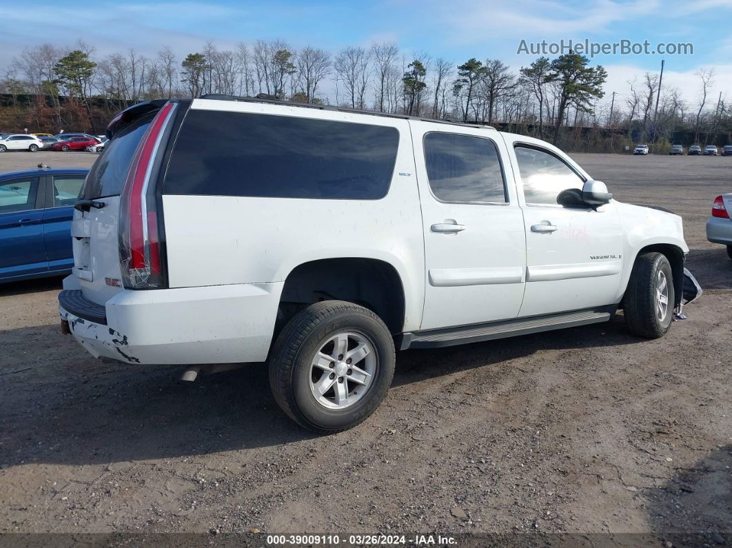 2007 Gmc Yukon Xl 1500 Slt White vin: 1GKFK16357J358053