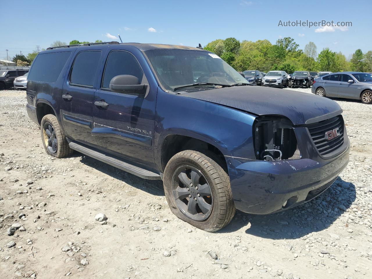 2007 Gmc Yukon Xl K1500 Blue vin: 1GKFK16367R184818