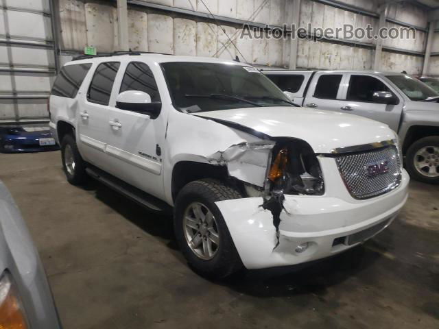 2007 Gmc Yukon Xl K1500 White vin: 1GKFK16387R217544