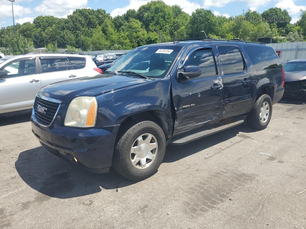 2007 Gmc Yukon Xl K1500 Blue vin: 1GKFK16397J230401