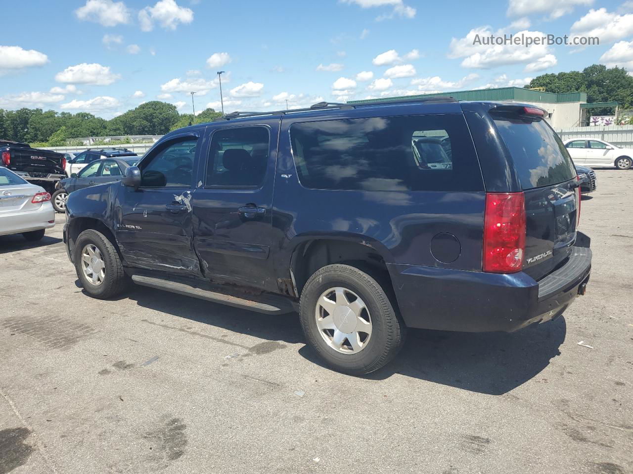 2007 Gmc Yukon Xl K1500 Blue vin: 1GKFK16397J230401