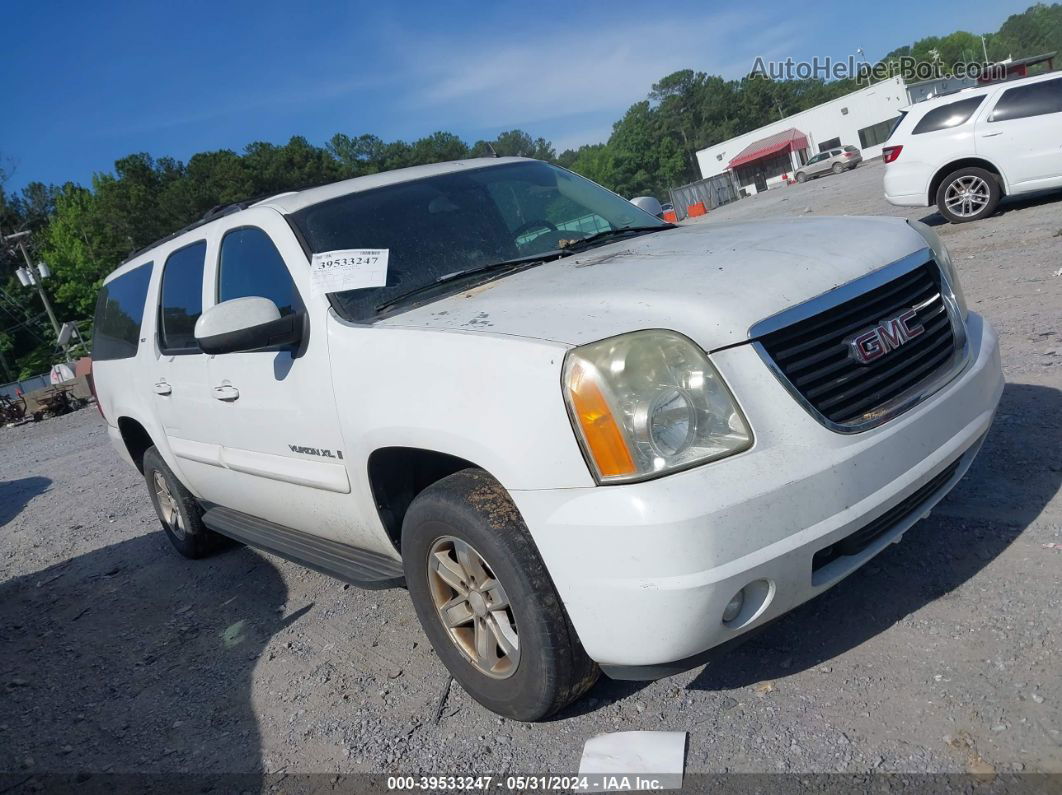 2007 Gmc Yukon Xl 1500 Slt White vin: 1GKFK163X7J306854