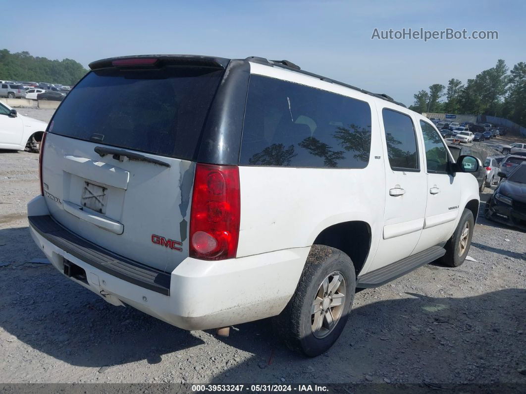 2007 Gmc Yukon Xl 1500 Slt White vin: 1GKFK163X7J306854