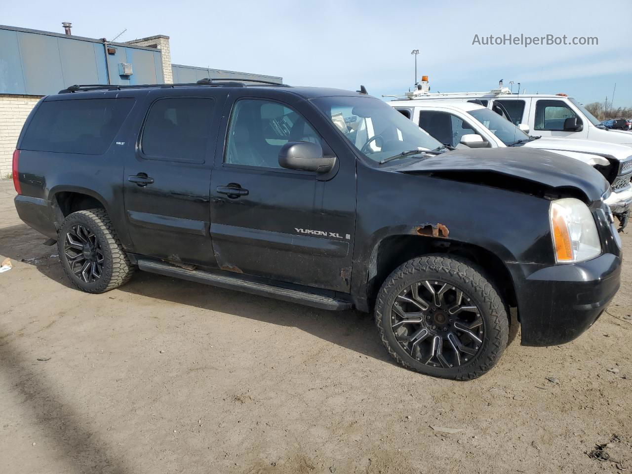 2007 Gmc Yukon Xl K1500 Black vin: 1GKFK163X7R392393