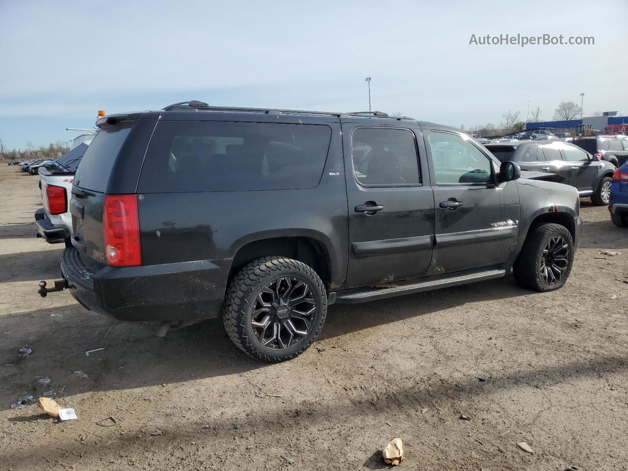 2007 Gmc Yukon Xl K1500 Black vin: 1GKFK163X7R392393