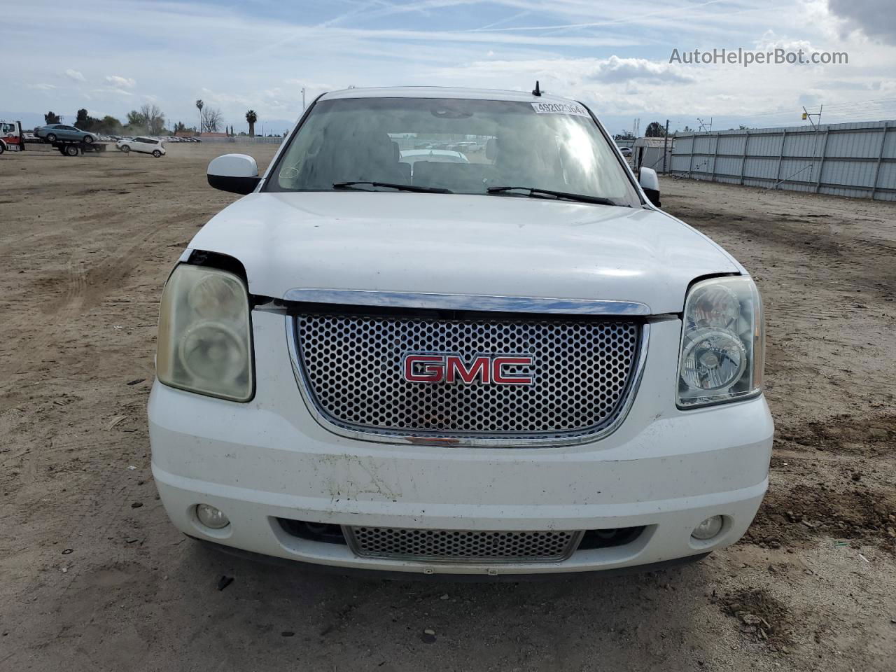 2007 Gmc Yukon Denali White vin: 1GKFK63807J243485