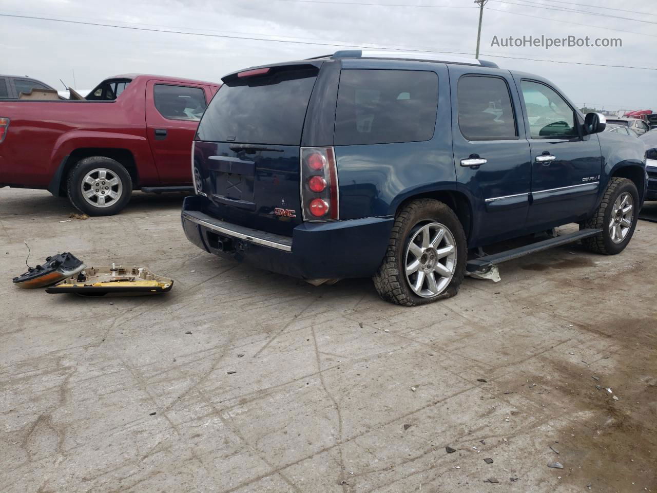 2007 Gmc Yukon Denali Blue vin: 1GKFK63807J293514