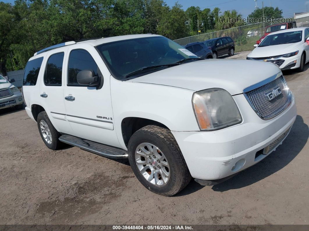 2007 Gmc Yukon Denali White vin: 1GKFK63827J219432