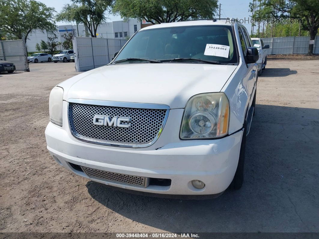 2007 Gmc Yukon Denali White vin: 1GKFK63827J219432