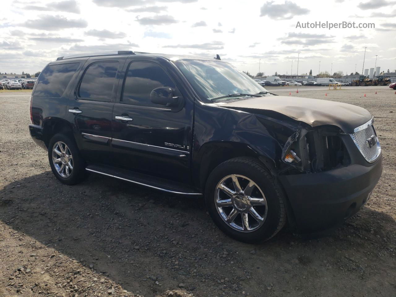 2007 Gmc Yukon Denali Black vin: 1GKFK63837J170659