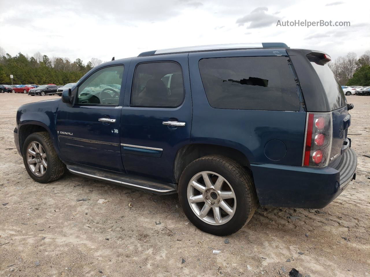 2007 Gmc Yukon Denali Синий vin: 1GKFK63837J253041