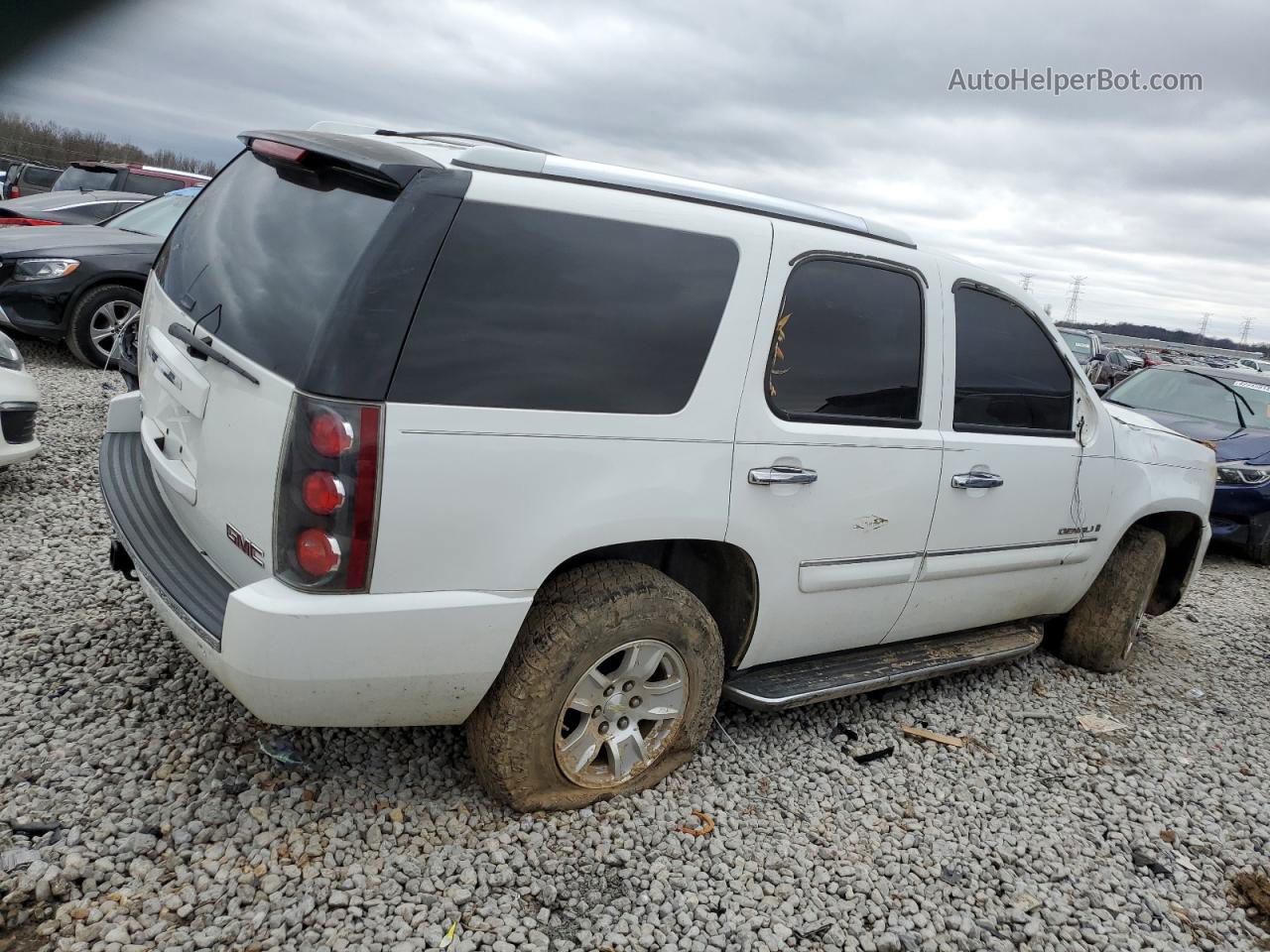 2007 Gmc Yukon Denali Белый vin: 1GKFK63837J292177