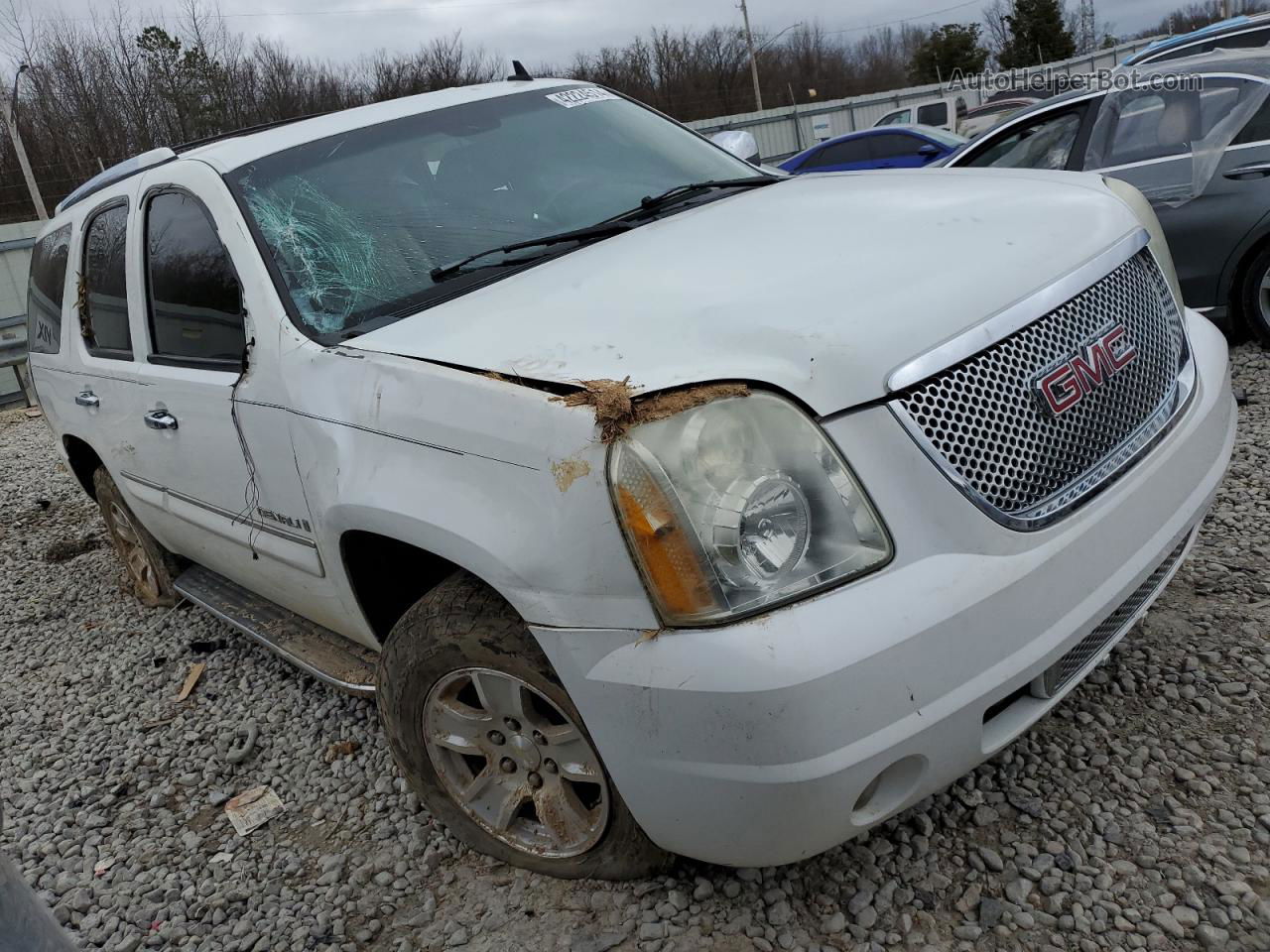 2007 Gmc Yukon Denali White vin: 1GKFK63837J292177