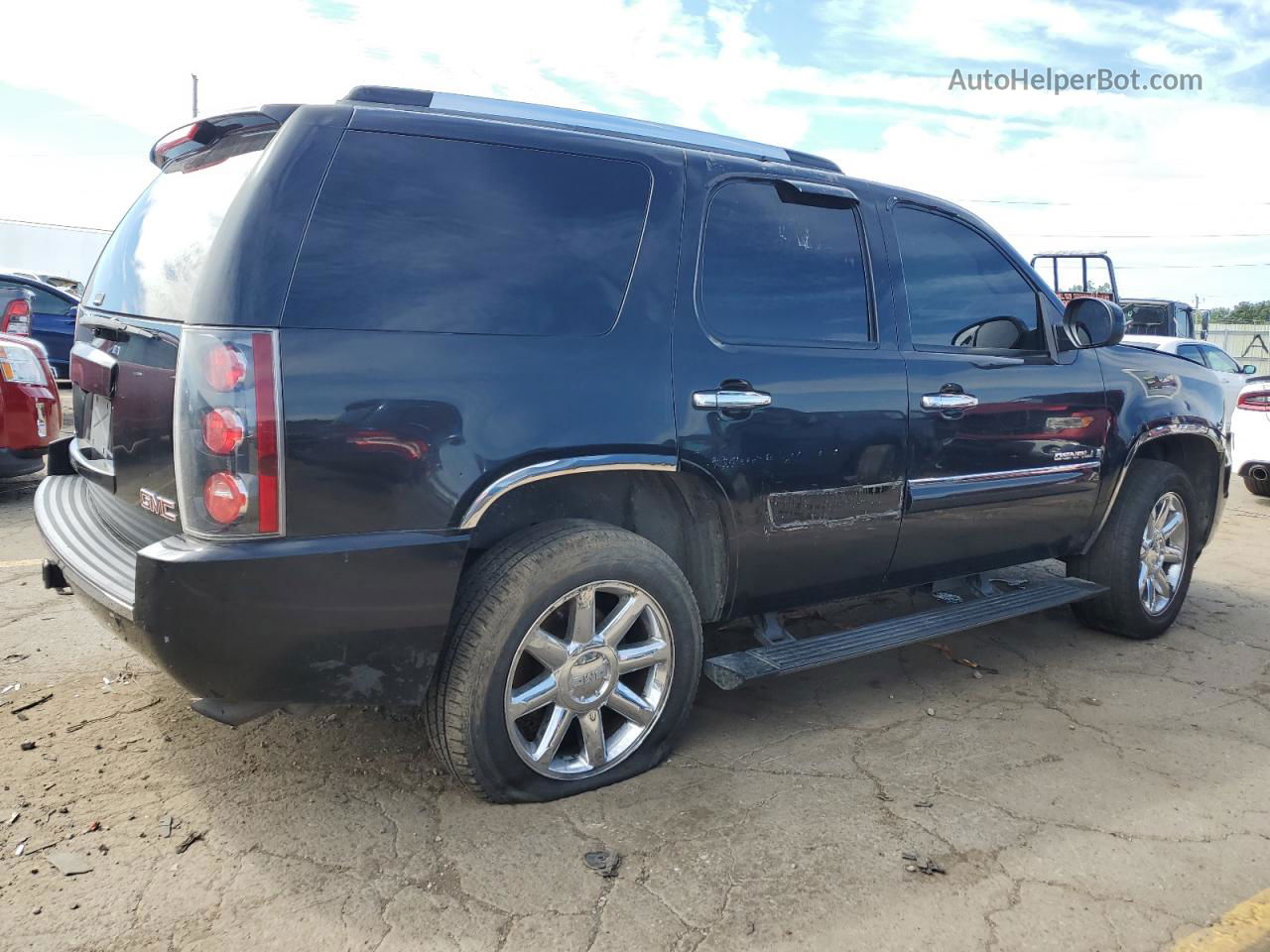 2007 Gmc Yukon Denali Black vin: 1GKFK63837J296388