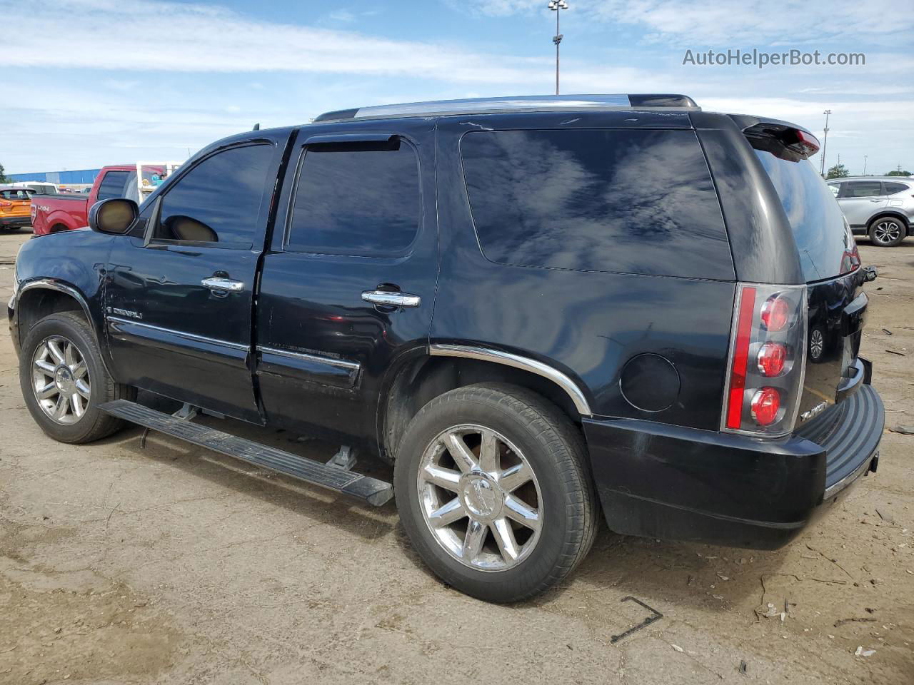 2007 Gmc Yukon Denali Black vin: 1GKFK63837J296388