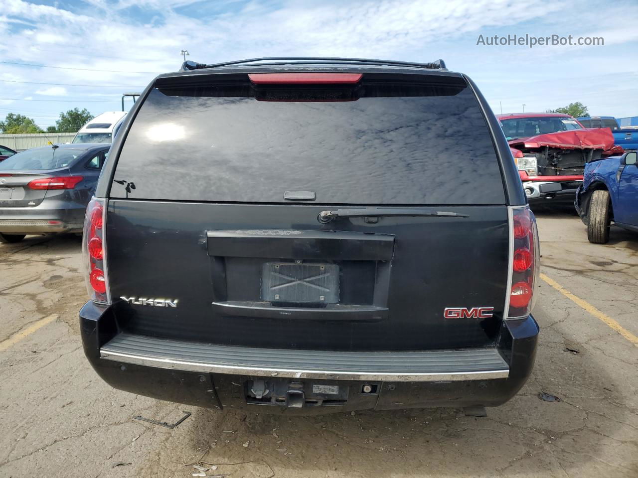 2007 Gmc Yukon Denali Black vin: 1GKFK63837J296388