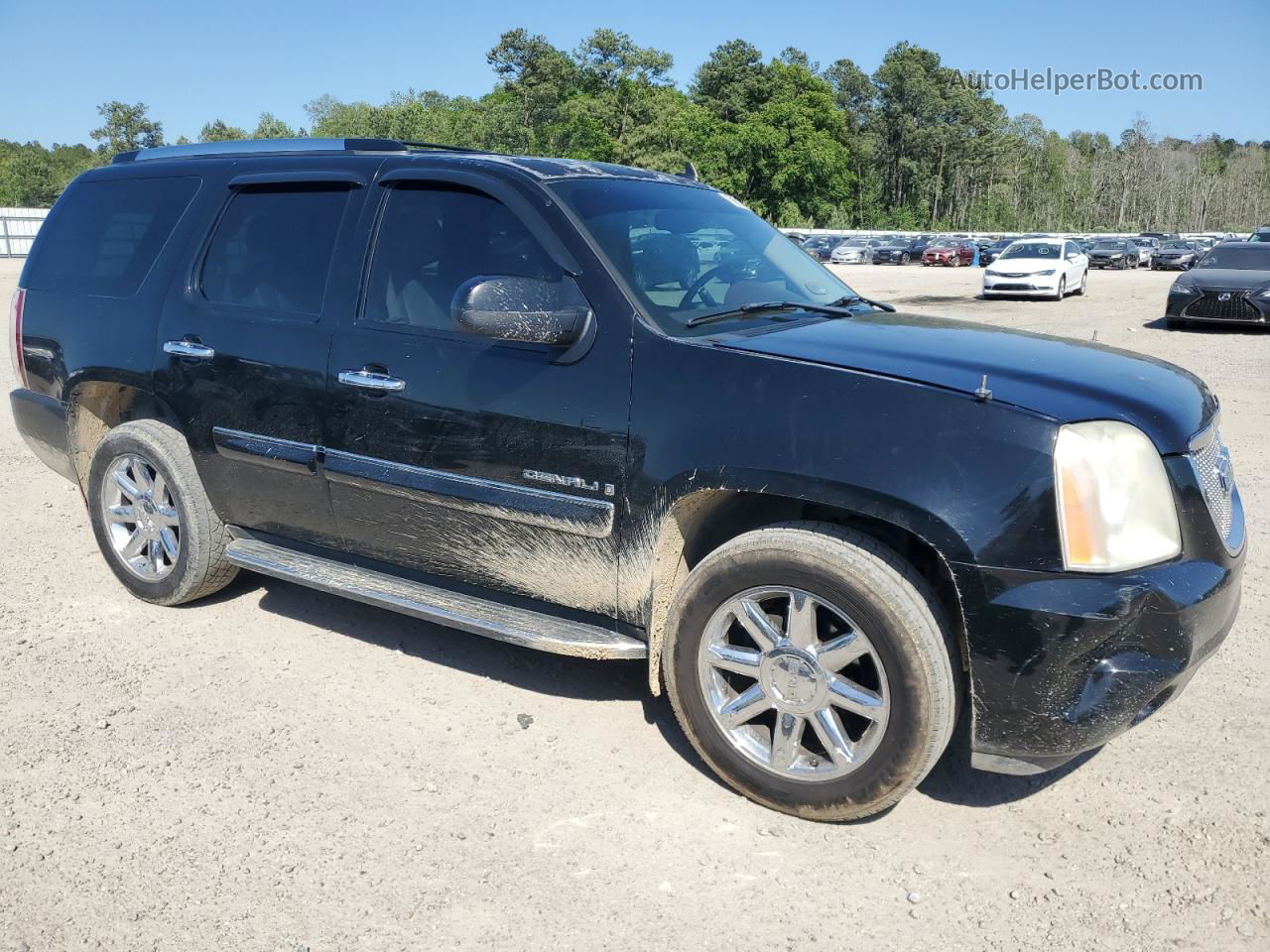 2007 Gmc Yukon Denali Черный vin: 1GKFK63837J397432