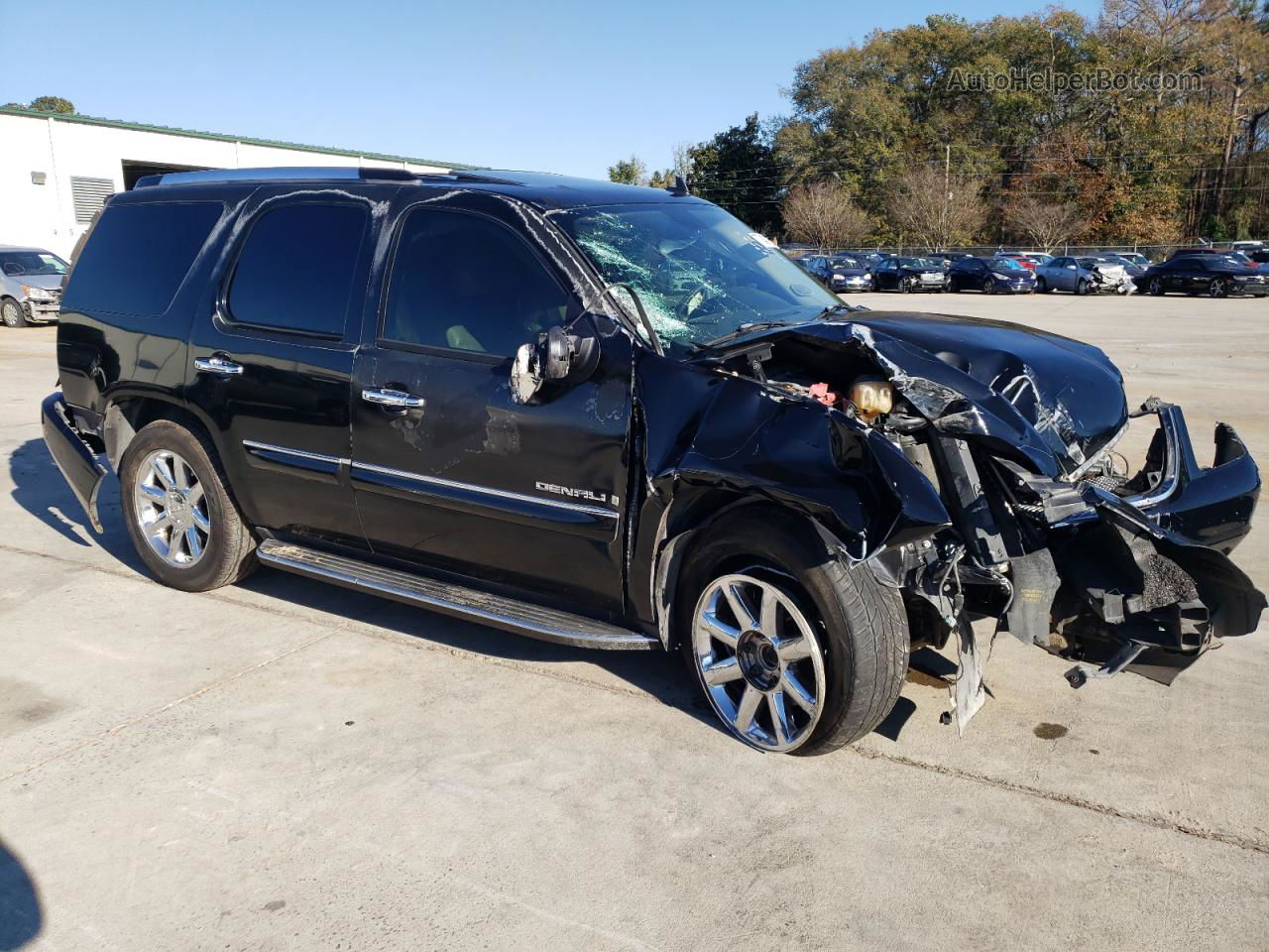 2007 Gmc Yukon Denali Black vin: 1GKFK63847J147472