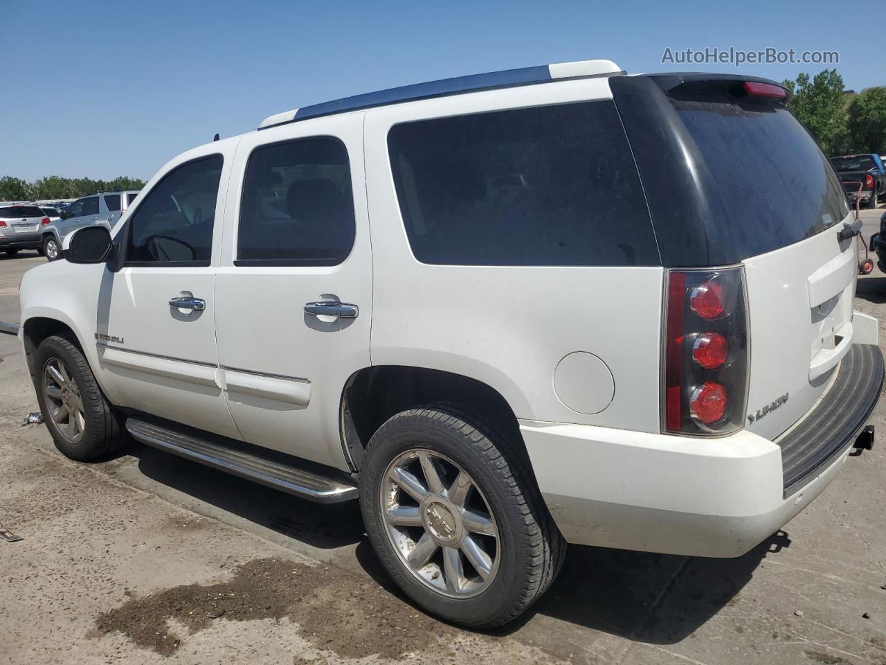 2007 Gmc Yukon Denali White vin: 1GKFK63847J238211