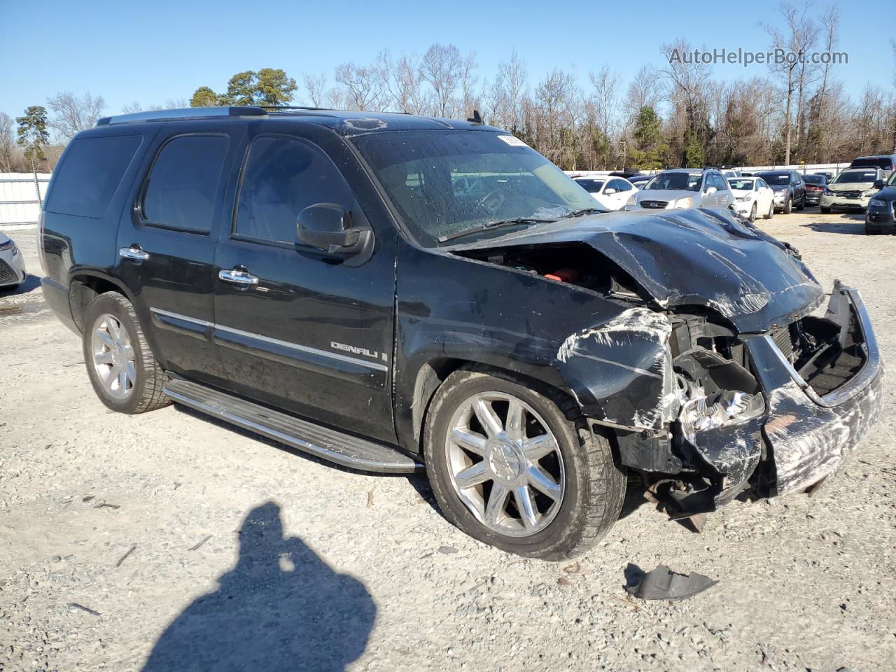 2007 Gmc Yukon Denali Черный vin: 1GKFK63857J133564