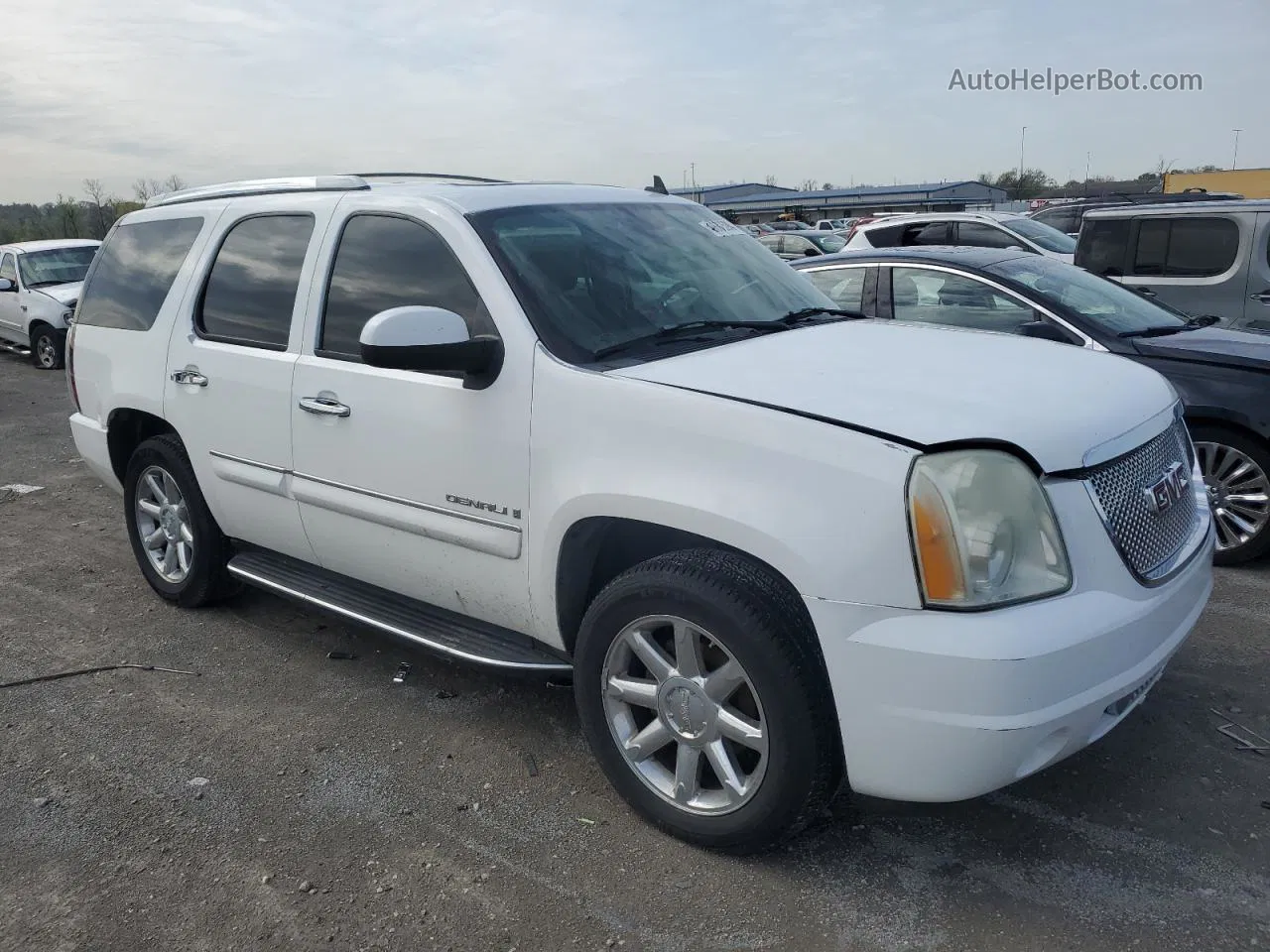 2007 Gmc Yukon Denali White vin: 1GKFK63857J240081