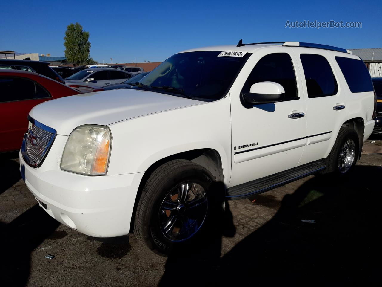 2007 Gmc Yukon Denali White vin: 1GKFK63857J316592