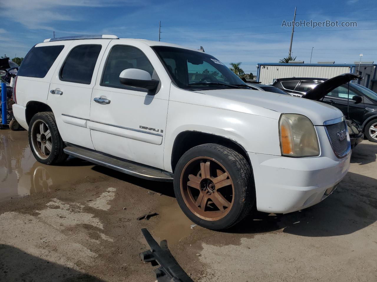 2007 Gmc Yukon Denali Белый vin: 1GKFK63857J401576