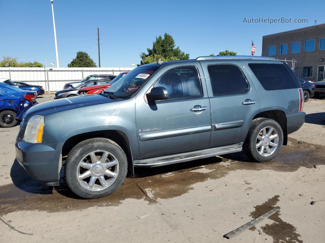 2007 Gmc Yukon Denali Бирюзовый vin: 1GKFK63867J231759