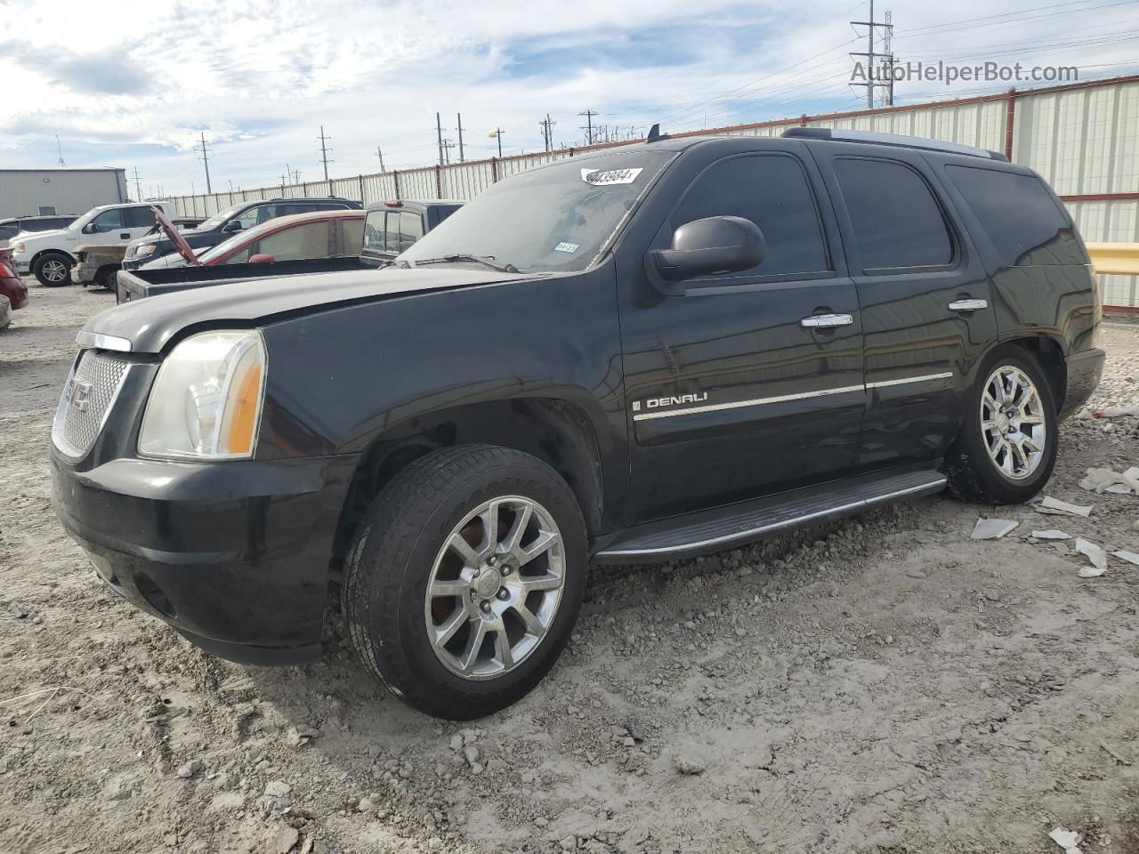 2007 Gmc Yukon Denali Черный vin: 1GKFK63867J266995