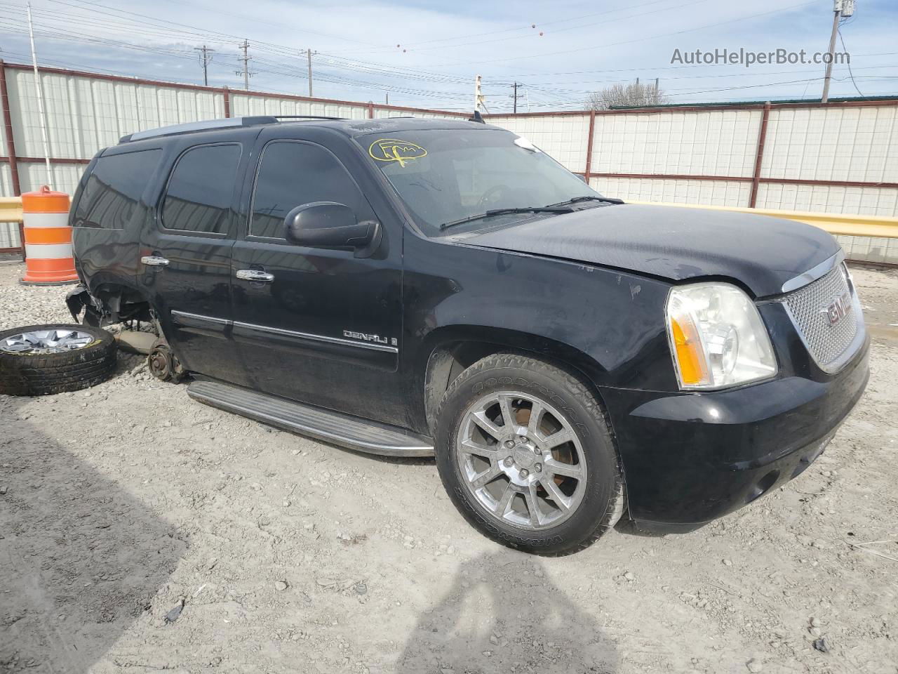 2007 Gmc Yukon Denali Черный vin: 1GKFK63867J266995