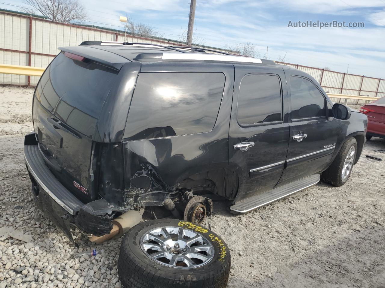 2007 Gmc Yukon Denali Черный vin: 1GKFK63867J266995