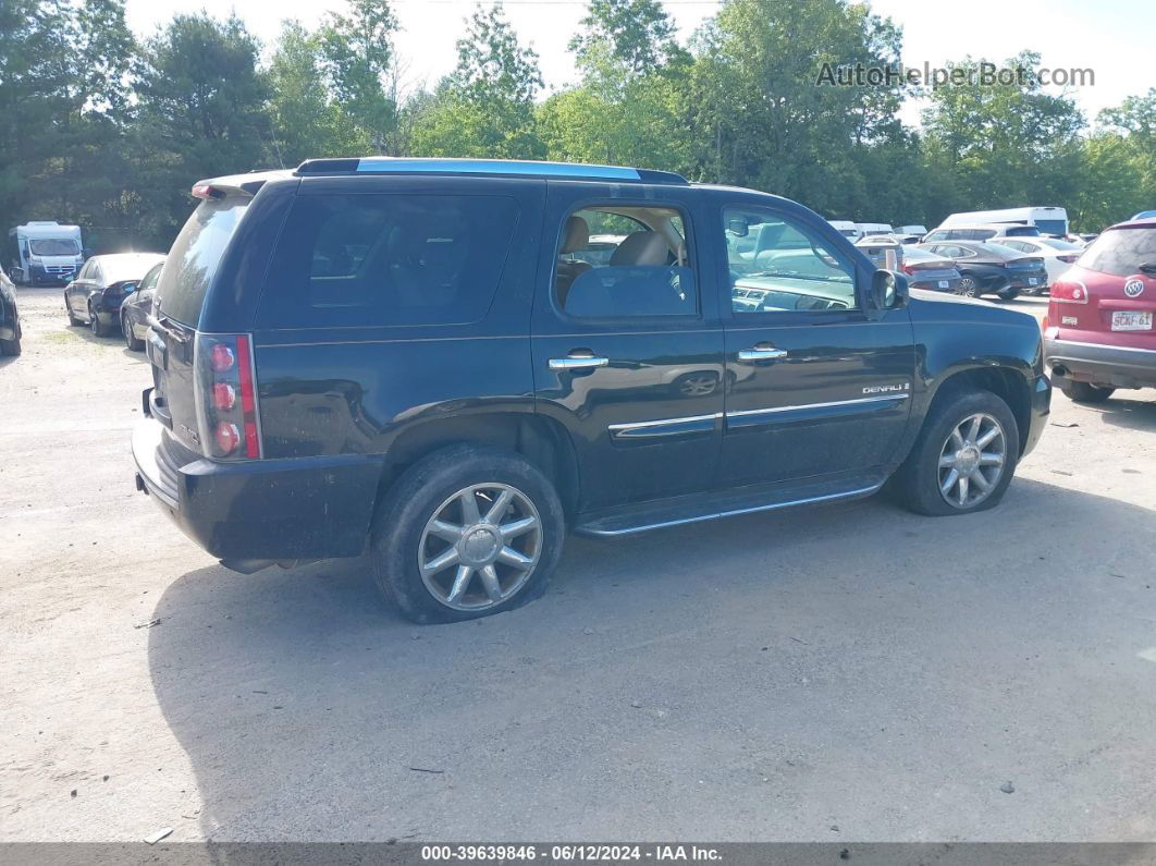 2007 Gmc Yukon Denali Черный vin: 1GKFK63867J289354