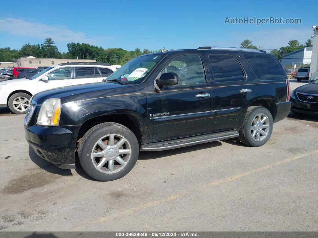 2007 Gmc Yukon Denali Черный vin: 1GKFK63867J289354