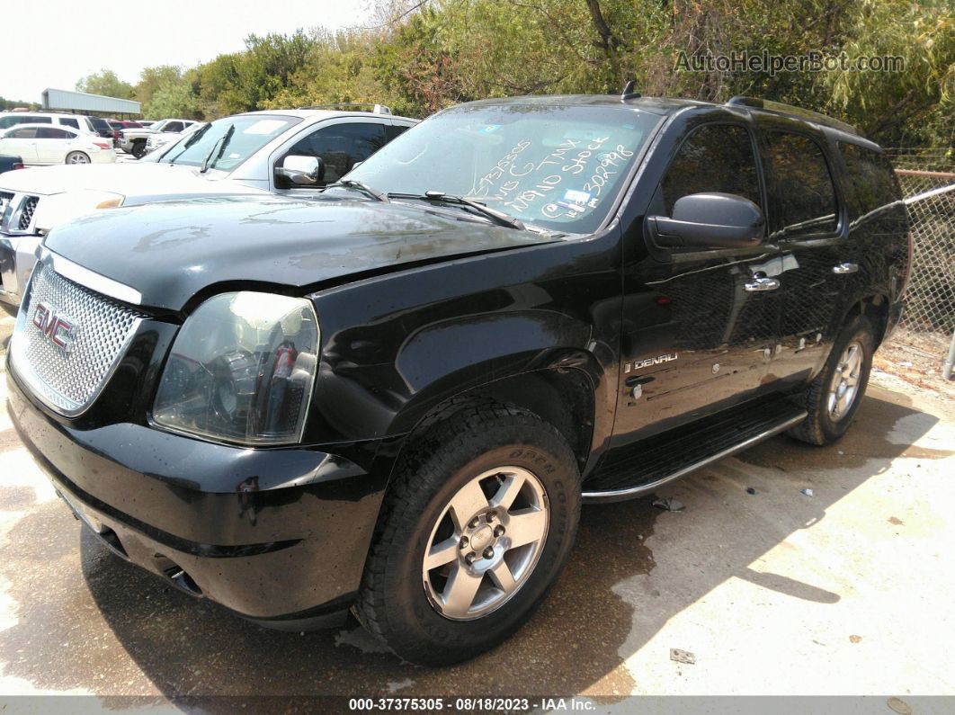 2007 Gmc Yukon Denali   Black vin: 1GKFK63877J302998