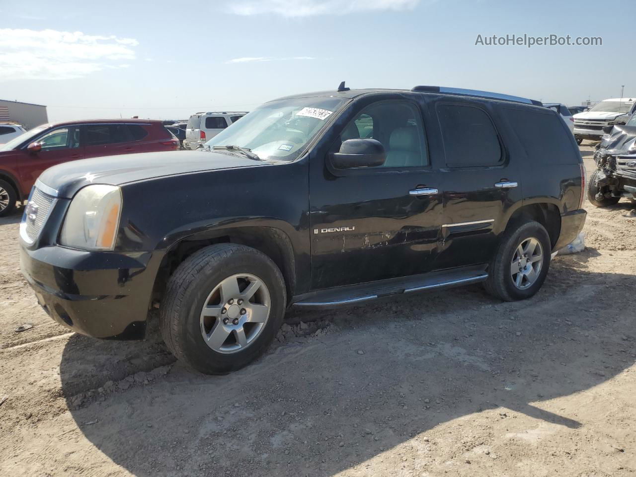 2007 Gmc Yukon Denali Black vin: 1GKFK63877J393917