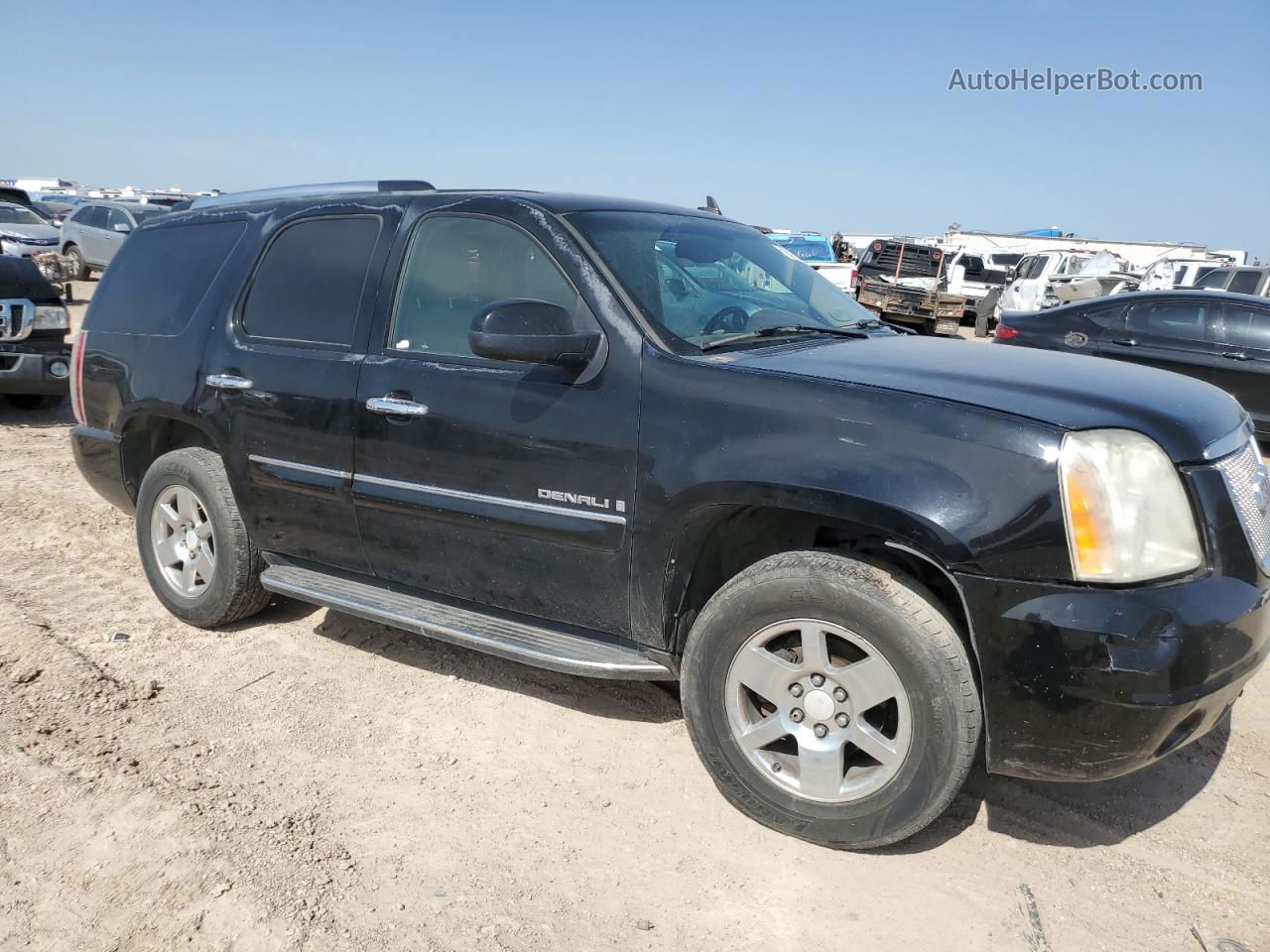 2007 Gmc Yukon Denali Черный vin: 1GKFK63877J393917