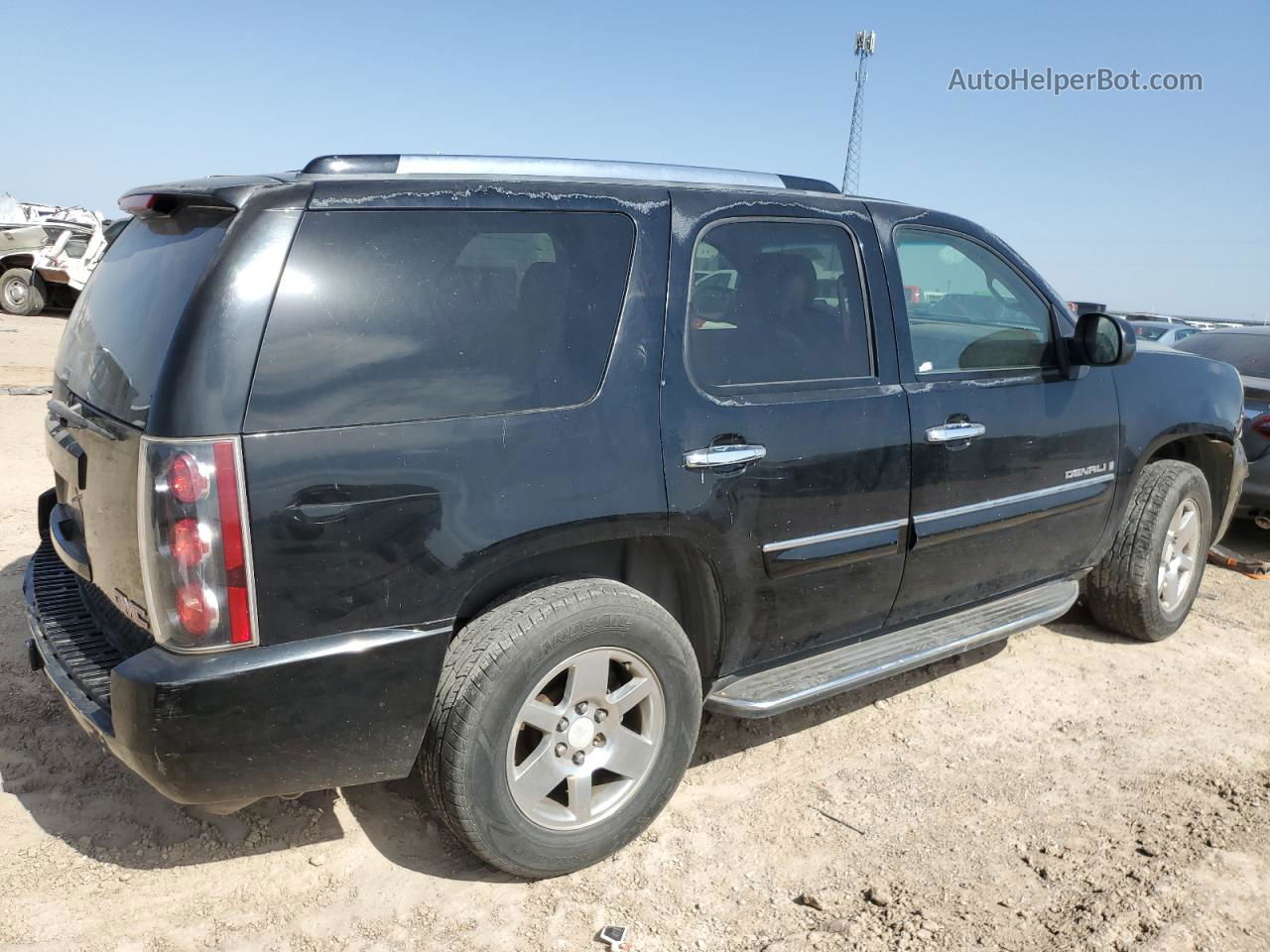 2007 Gmc Yukon Denali Black vin: 1GKFK63877J393917