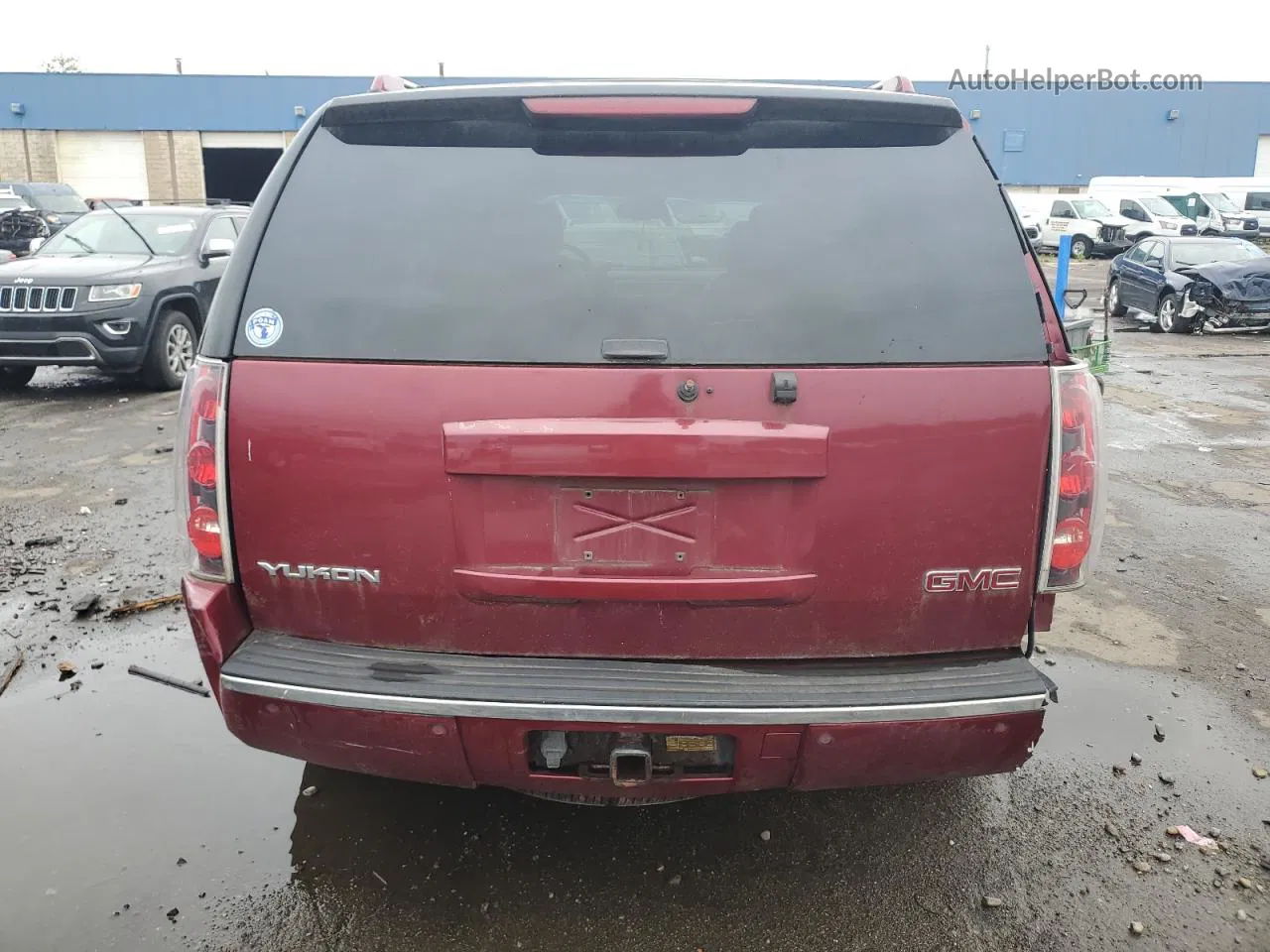 2007 Gmc Yukon Denali Burgundy vin: 1GKFK63887J176523