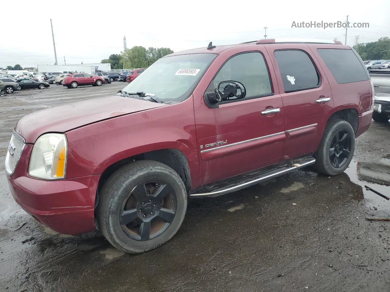 2007 Gmc Yukon Denali Бордовый vin: 1GKFK63887J176523