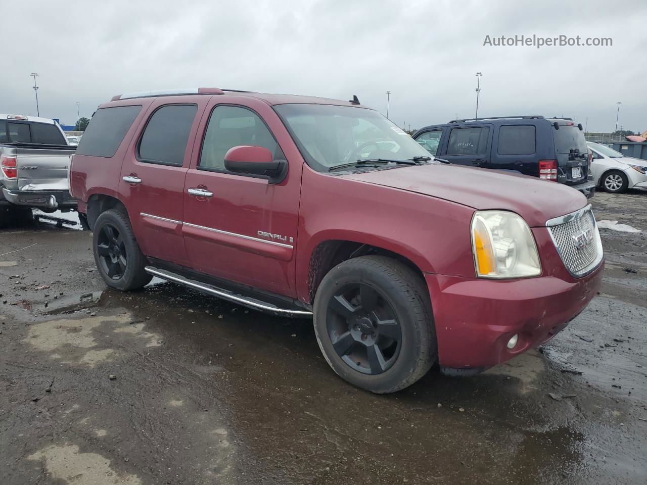 2007 Gmc Yukon Denali Burgundy vin: 1GKFK63887J176523